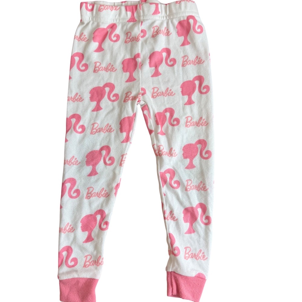 SALE Kids‎ Barbie Pajama Bottoms 18M Pink White Sleepwear Pants